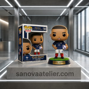 France Mbappe 2026 World Cup Collectible Toy - Soccer Gift 6 Kylian Mbappe France World Cup 2026 commemorative vinyl figure toy