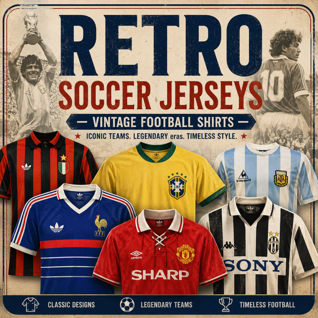 Retro Soccer Jerseys Collection Vintage Football Shirts