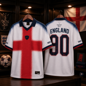 England FIFA World Cup 2026 Travis Scott Cactus Jack Soccer Jersey