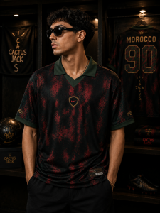 Morocco FIFA World Cup 2026 Travis Scott Cactus Jack Soccer Jersey 9 Morocco FIFA World Cup 2026 Travis Scott Cactus Jack Soccer Jersey