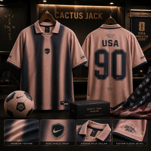 USA FIFA World Cup 2026 Travis Scott Cactus Jack Football Soccer Jersey 8 USA FIFA World Cup 2026 Travis Scott Cactus Jack Football Soccer Jersey