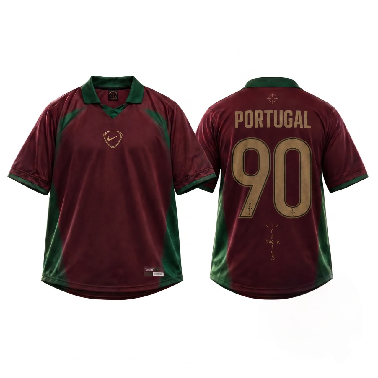 Portugal FIFA World Cup 2026 Travis Scott Cactus Jack Soccer Jersey