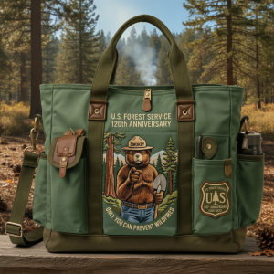USFS 120th Anniversary Heavy-Duty Canvas Tote Bag 9 USFS 120th Anniversary Heavy-Duty Canvas Tote Bag