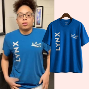 Olivia Miles Minnesota Lynx WNBA 2026 Authentic Practice T-Shirt 6 Olivia Miles WNBA 2026 Minnesota Lynx Blue Practice T-Shirt