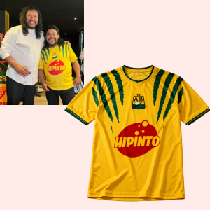 Rene Higuita Atletico Bucaramanga Hipinto Special Edition Jersey 6 Rene Higuita Atletico Bucaramanga Special Edition Soccer Jersey