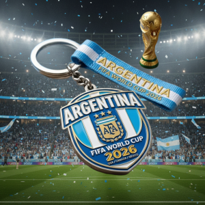 Argentina National Football Team FIFA World Cup 2026 Collectible Keychain 9 Argentina National Football Team FIFA World Cup 2026 Collectible Keychain