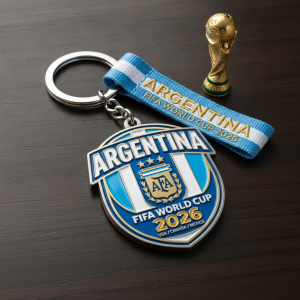Argentina National Football Team FIFA World Cup 2026 Collectible Keychain 7 Argentina National Team World Cup 2026 Soccer Keychain