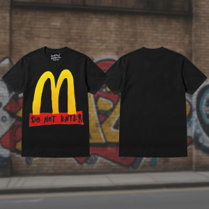McDonald's Inspired Anti-Fast Food Social Commentary Graphic T-Shirt 8 McDonald's Parody Anti-Fast Food Graphic Tee