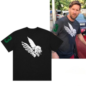 Lionel Messi Givenchy Distressed Trim Flying Tiger Special T-Shirt
