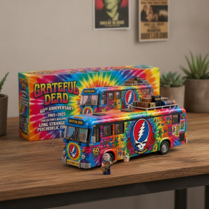Grateful Dead 60th Anniversary Psychedelic Tour Bus Building Set