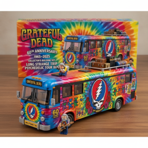Grateful Dead 60th Anniversary Tour Bus Building Block Set