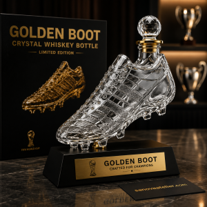 World Cup 2026 Golden Boot Collector Crystal Decanter 7 World Cup 2026 Golden Boot Whiskey Decanter