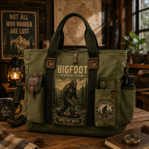 Bigfoot Expedition Est. 1967 Canvas Tote Bag
