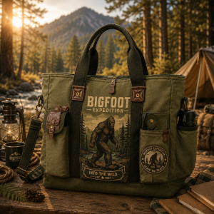 Bigfoot Expedition Into the Wild Est. 1967 Tote Bag
