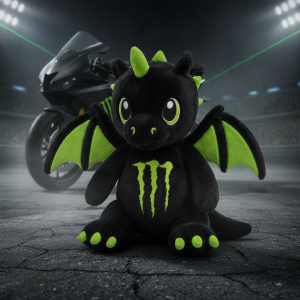 Monster Energy Inspired Dragon Plush