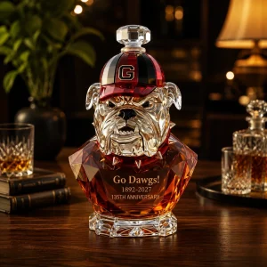 Georgia Bulldogs Go Dawgs 135th Anniversary 2026 Whiskey Decanter Bottle 7 Georgia Bulldogs Go Dawgs 135th Anniversary 2026 Whiskey Decanter Bottle
