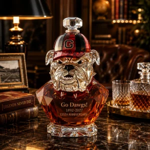 Georgia Bulldogs Go Dawgs 135th Anniversary 2026 Whiskey Decanter Bottle 8 Georgia Bulldogs Go Dawgs 135th Anniversary 2026 Whiskey Decanter Bottle