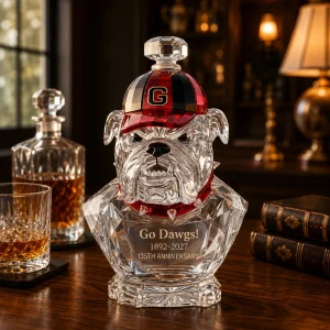 Georgia Bulldogs Go Dawgs 135th Anniversary 2026 Whiskey Decanter Bottle 9 Georgia Bulldogs Go Dawgs 135th Anniversary 2026 Whiskey Decanter Bottle