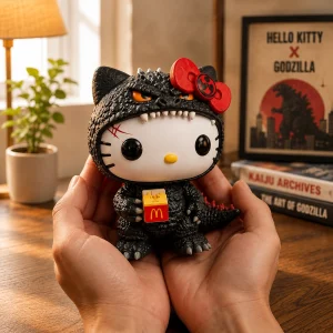 Hello Kitty x Godzilla McDonald’s Special Event Collectible Resin Figure