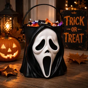 Scream Ghostface Halloween 2026 Trick-or-Treat Candy Bucket