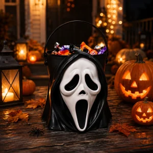 Scream Ghostface Halloween 2026 Trick-or-Treat Candy Bucket