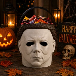 Michael Myers Halloween 2026 Spooky Trick-or-Treat Candy Bucket