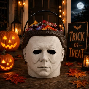 Michael Myers Halloween 2026 Spooky Trick-or-Treat Candy Bucket