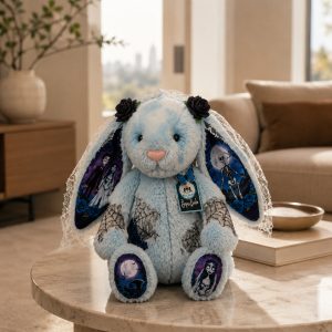 Jellycat Corpse Bride Blue Bunny Plush Toy – Spooky Halloween Soft Stuffed Animal 8 Jellycat Corpse Bride Blue Bunny Plush Toy – Spooky Halloween Soft Stuffed Animal